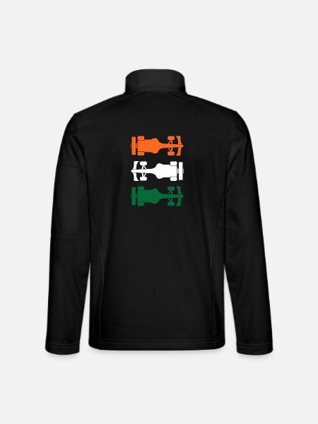 Formula India Formel Racing Indien - Veste en tissu softshell Unisexe - noir - Dos
