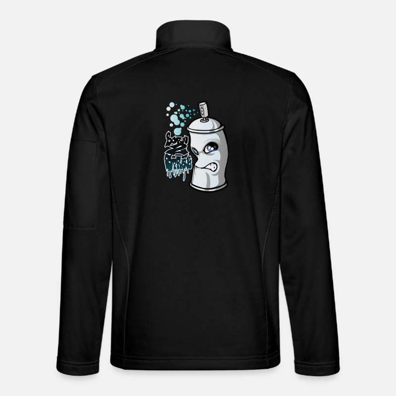 Spray and graffiti Veste en tissu softshell Unisexe