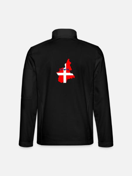 Piemonte Italia - Giacca softshell unisex - nero