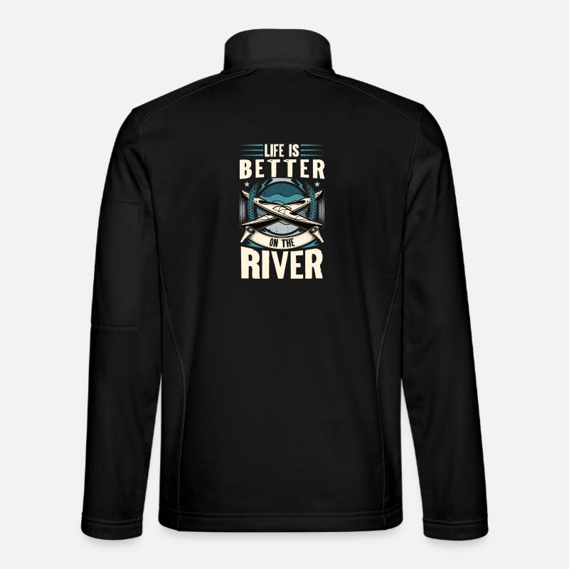 Canoe Canoeist Canoeist Canoeist - Unisex Softshell Jacket - black