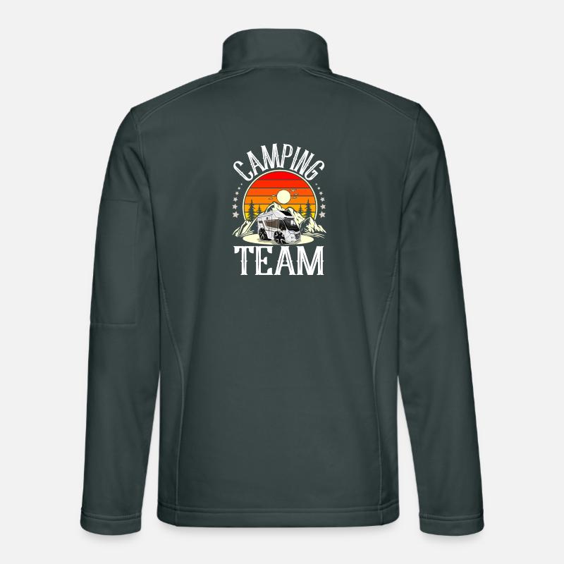 Équipe de camping Veste en tissu softshell Unisexe