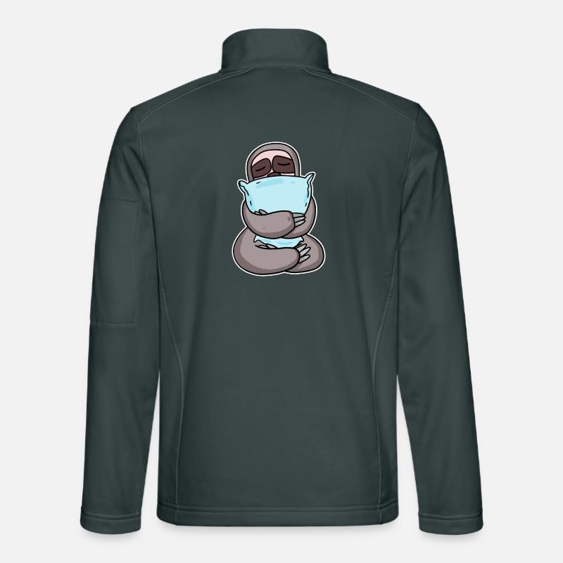 Sloth with pillow Unisex Softshell Jacket