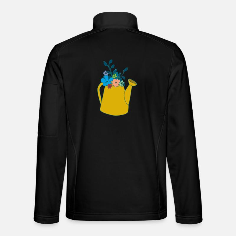 giesskanne senffarben - Unisex Softshelljacke - Schwarz