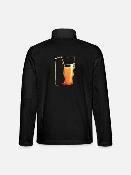 Boire dans un cadre - Veste en tissu softshell Unisexe - noir - Dos