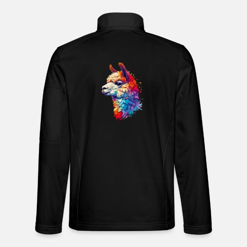 Alpaga - Veste en tissu softshell Unisexe - noir