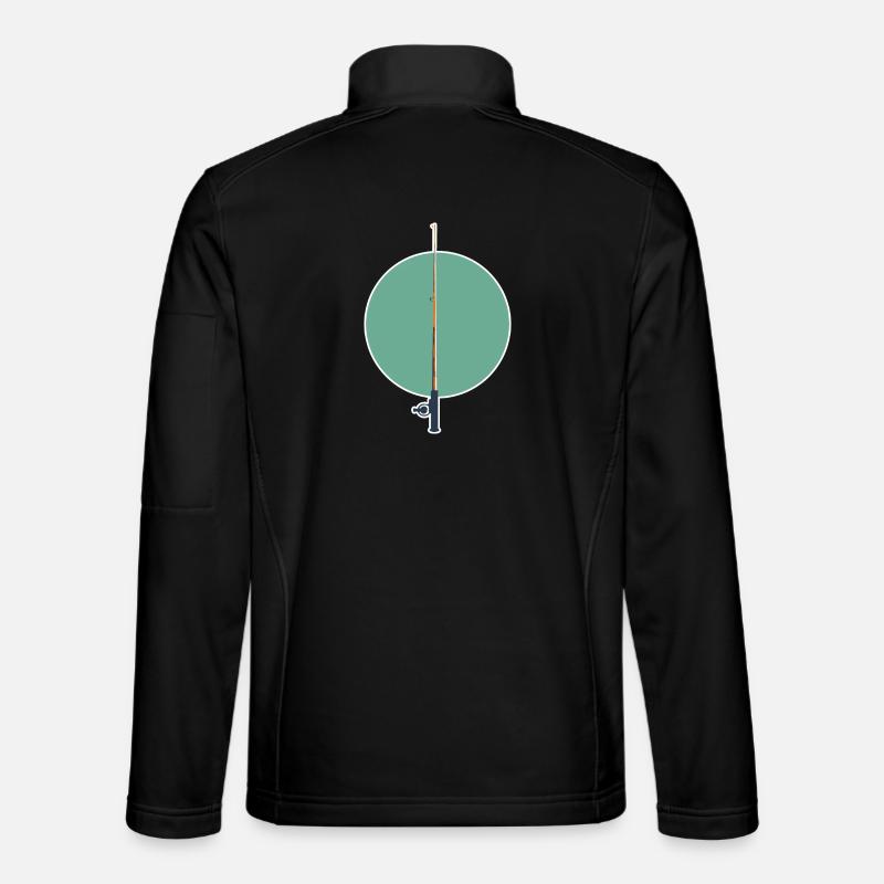 Angel Graphic - Unisex Softshell Jacket - black