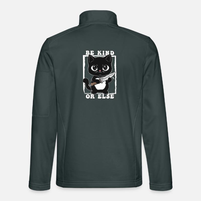 Be Kind or Else Kitty Unisex Softshell Jacket