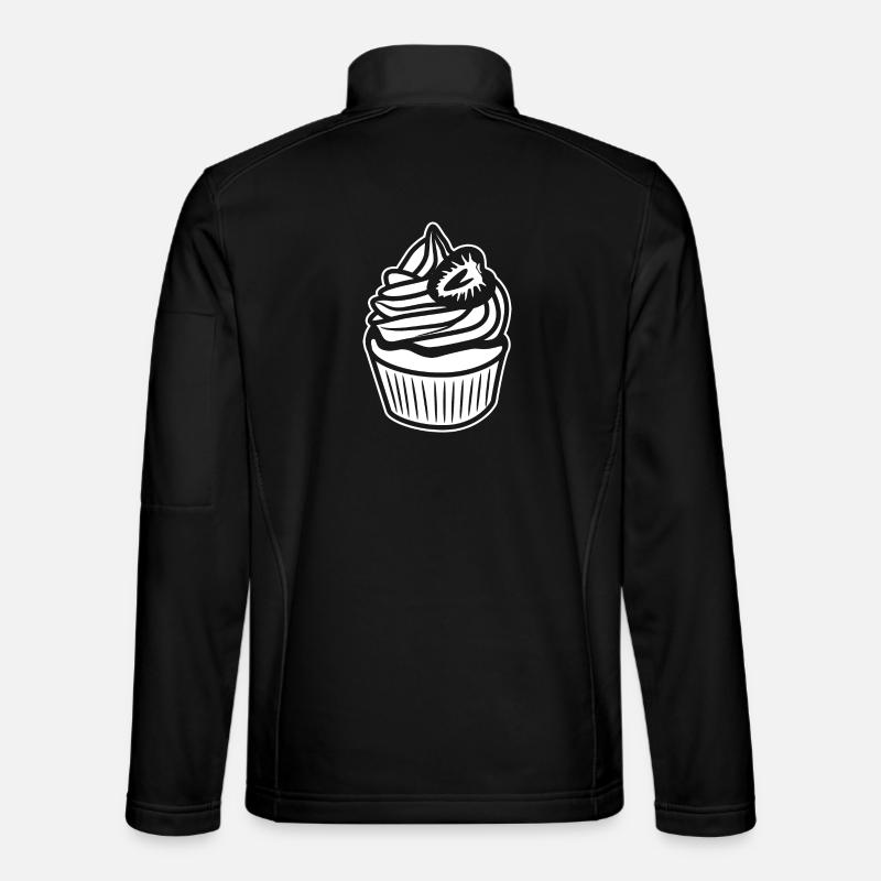 Croquis de gâteau - Veste en tissu softshell Unisexe - noir