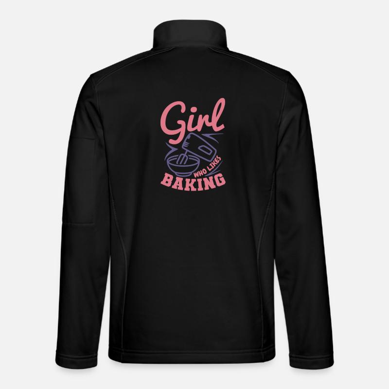 Bäckerin - Unisex Softshelljacke - Schwarz