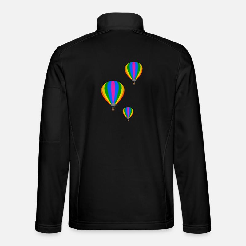 Vol en montgolfière Veste en tissu softshell Unisexe