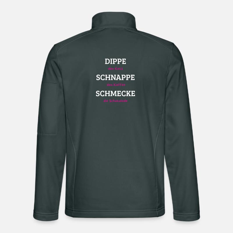 Dippe den Keks Kaffee Schmecke Spruch Unisex Softshelljacke