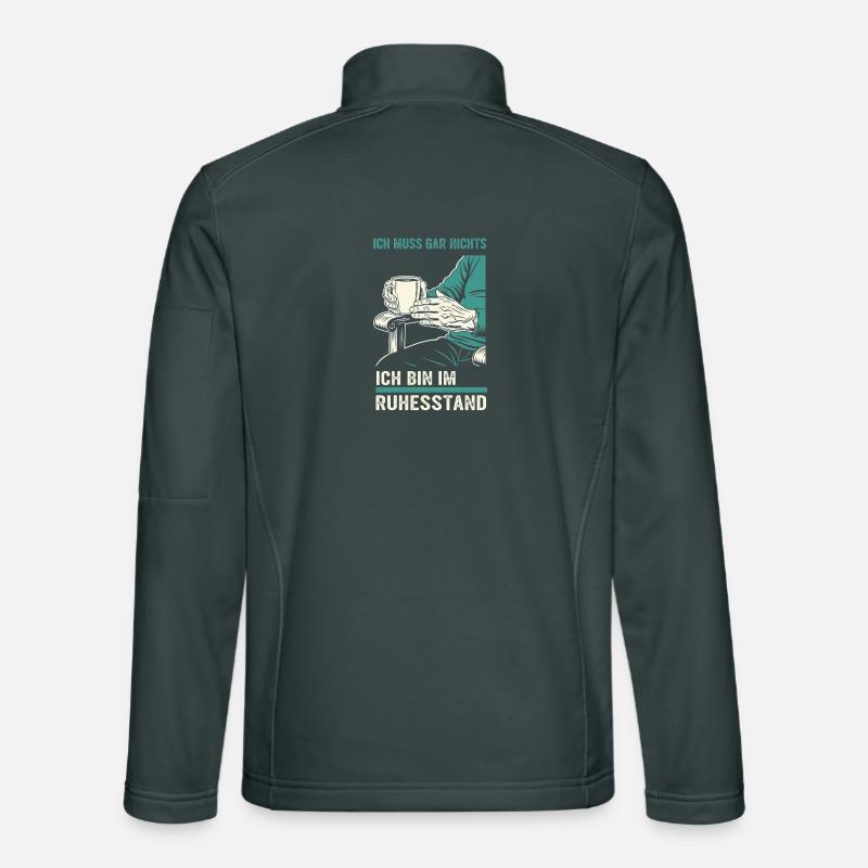 Opa Rente 2025 Enkel Geschenk Ruhestand Lustig Unisex Softshelljacke
