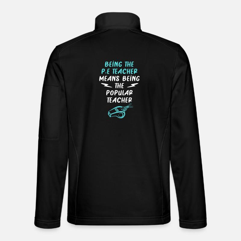 Éducation physique Professeur d’éducation physique Professeur d’éducation physique Veste en tissu softshell Unisexe