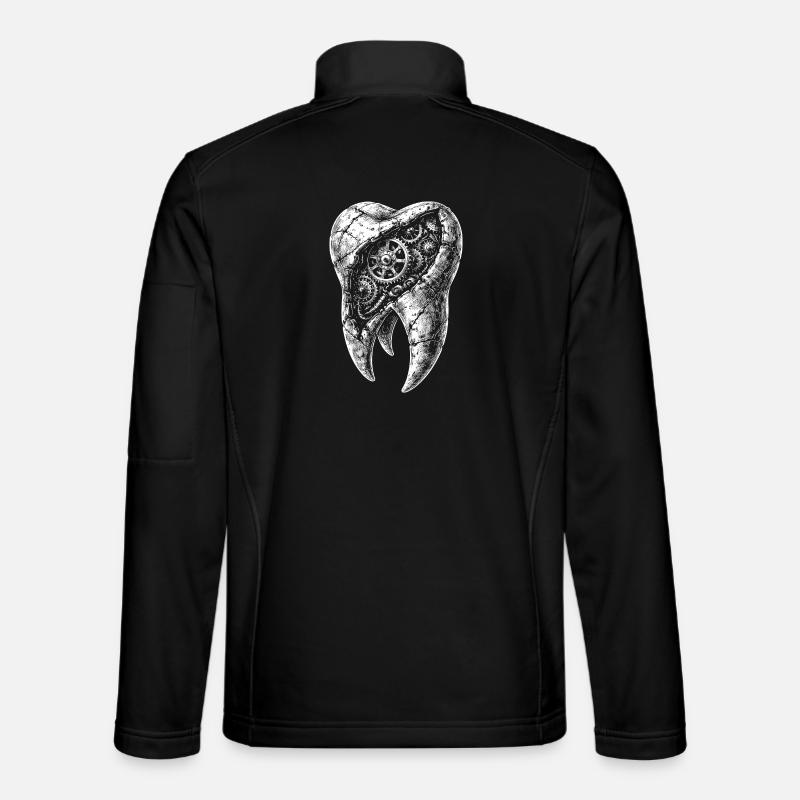 Zahnwerk  - Unisex Softshelljacke - Schwarz