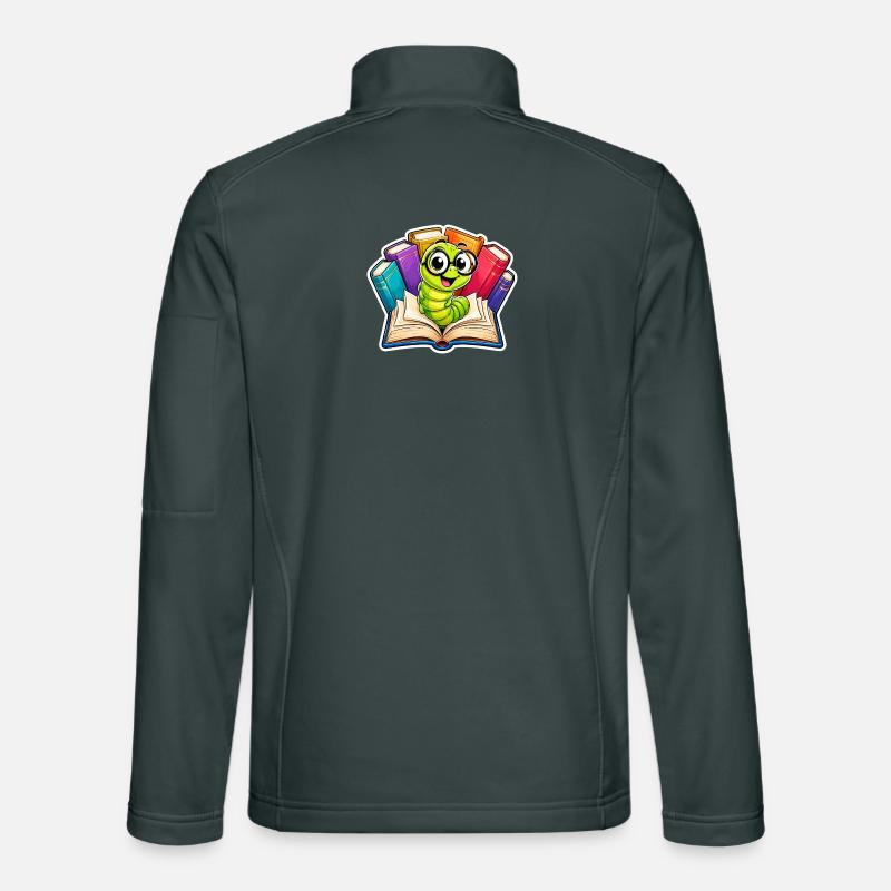 Cheerful Bookworm Unisex Softshell Jacket