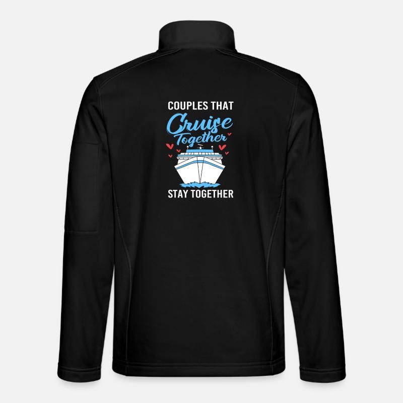 Bateau de croisière - Veste en tissu softshell Unisexe - noir