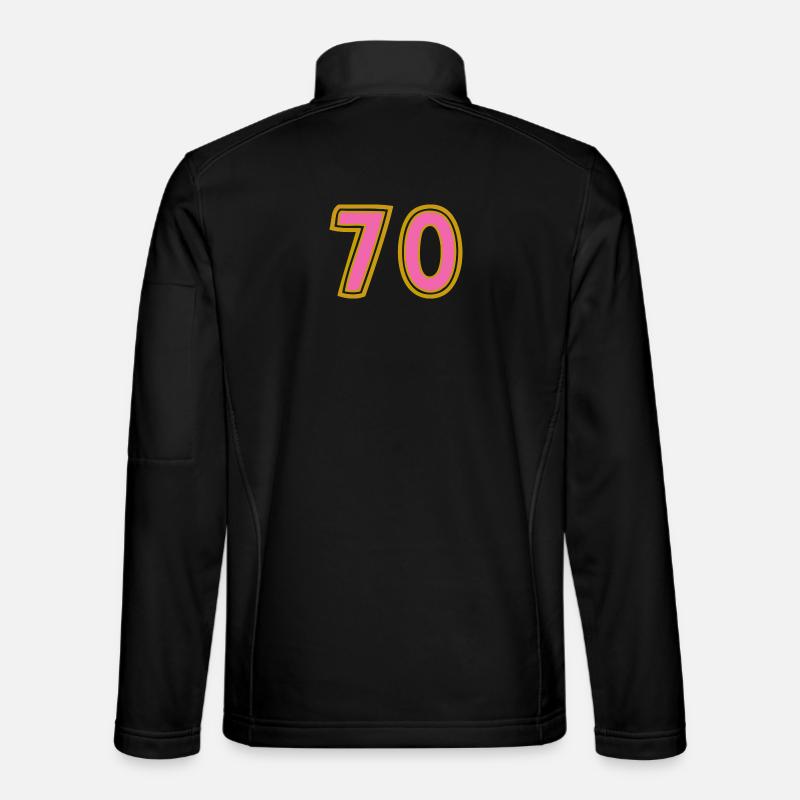 70. 70 ANS. 70e ANNIVERSAIRE. ANNIVERSAIRE 70 ANS. Veste en tissu softshell Unisexe