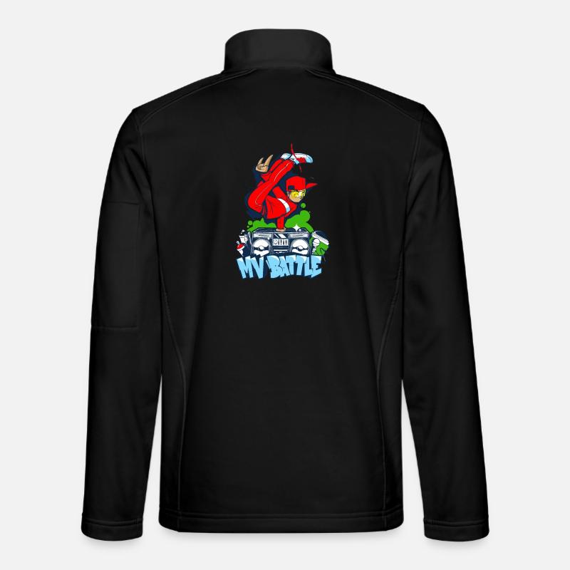 Breakdance B-Boy Streetdance Design Hip Hop Dance - Unisex Softshelljacke - Schwarz