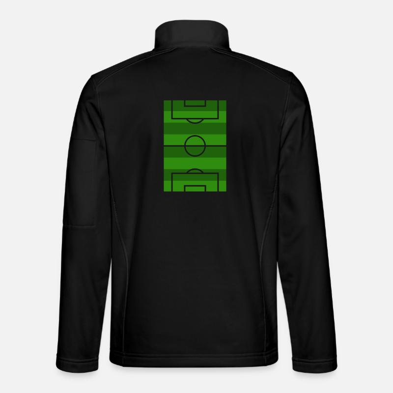 Fußballfeld Unisex Softshelljacke