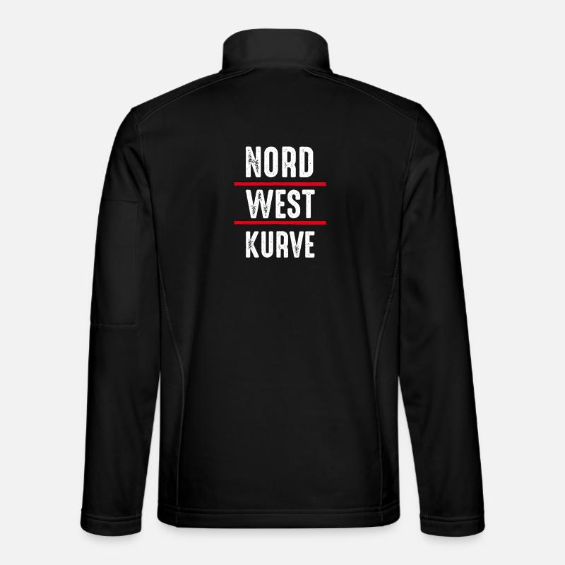 Courbe nord-ouest Veste en tissu softshell Unisexe