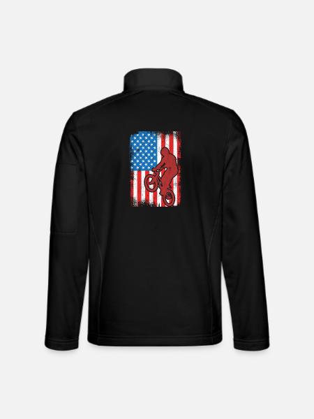 BMX USA - Unisex Softshelljacke - Schwarz