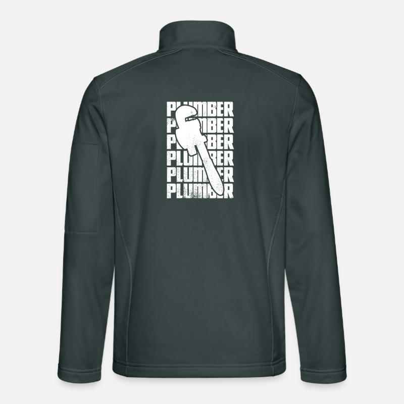 Drôle de plombier Veste en tissu softshell Unisexe