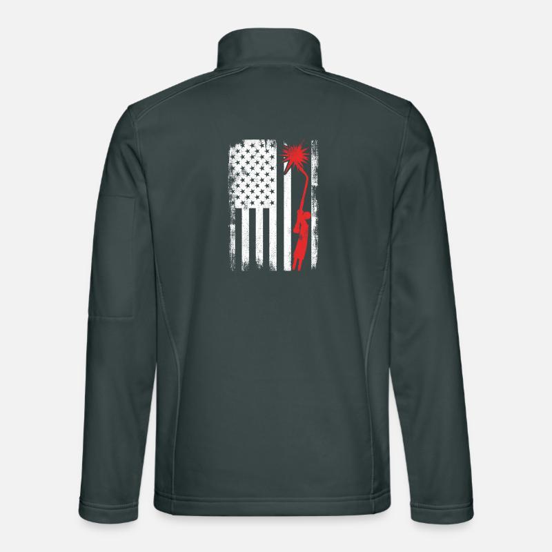 4. Juli USA Schweißen Unisex Softshelljacke