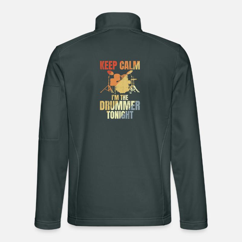 Drôle de batteur qui dit Veste en tissu softshell Unisexe