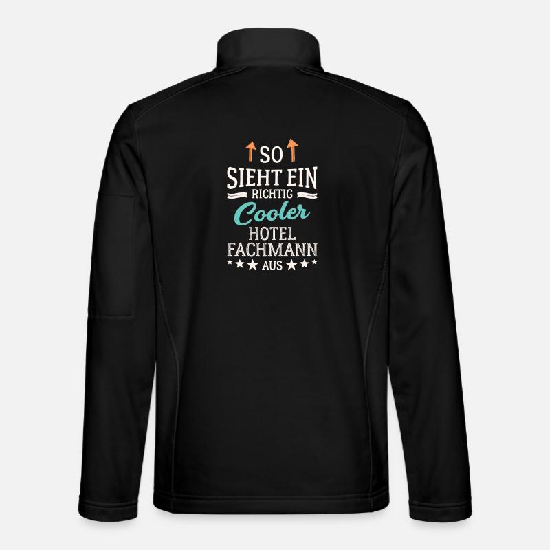 So sieht ein richtig cooler Hotelfachmann aus Unisex Softshelljacke