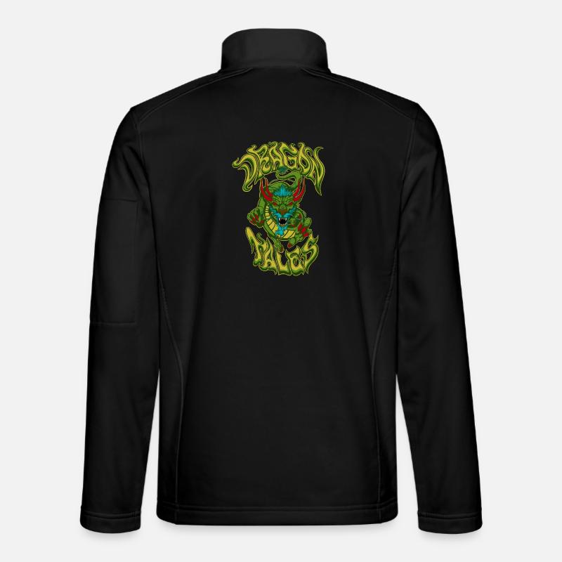 Dragon Tales – Mythical Eastern Dragon Artwork Unisex Softshell Jacket