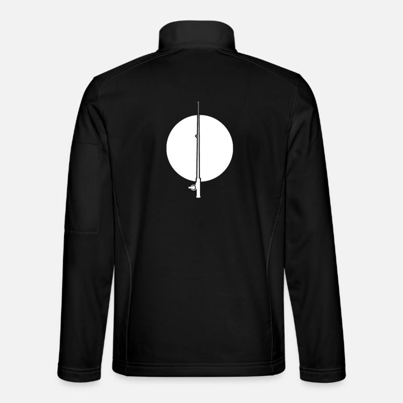 Angel Drawing - Unisex Softshell Jacket - black