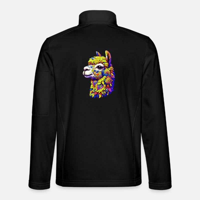 Alpaka - Unisex Softshelljacke - Schwarz