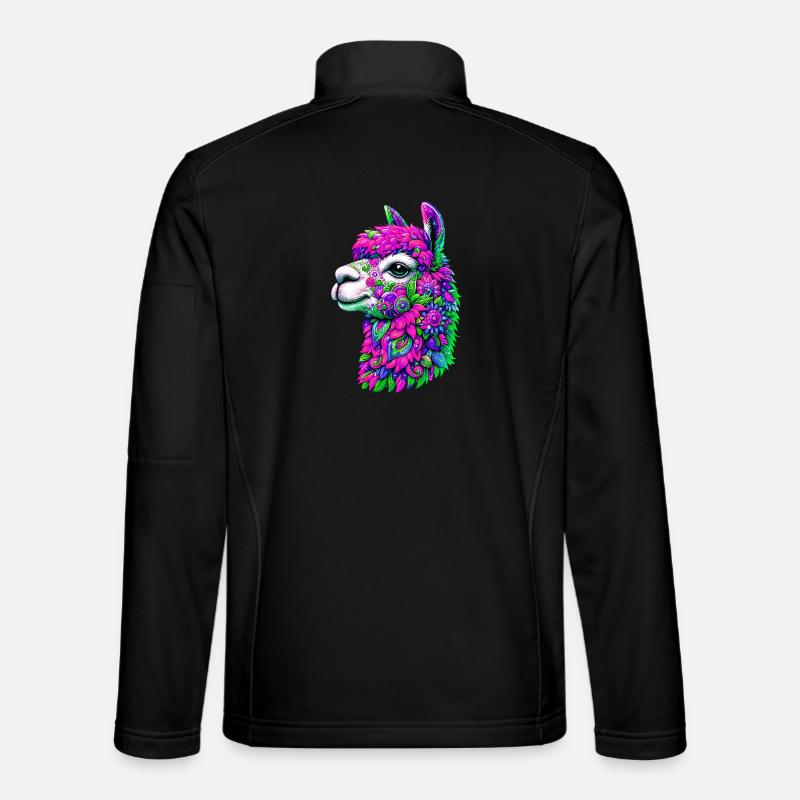 Alpaka - Unisex Softshelljacke - Schwarz