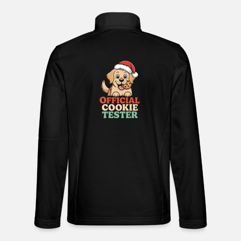 Christmas Dog Humor - Unisex Softshell Jacket - black