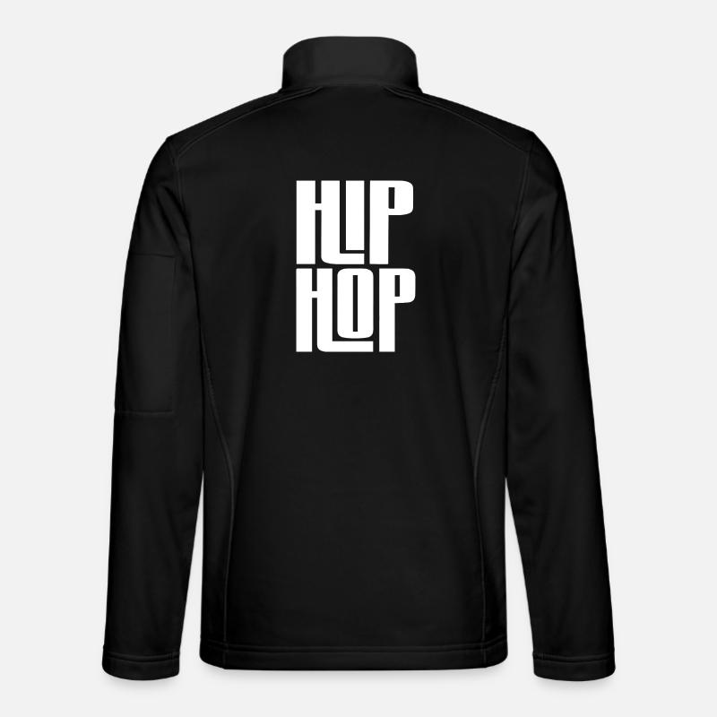 Hip Hop Bold Block Typografie Unisex Softshelljacke