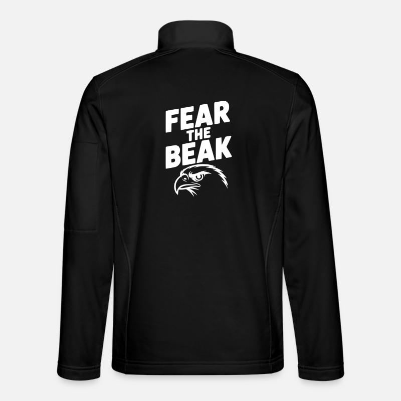 Peur du bec - Veste en tissu softshell Unisexe - noir
