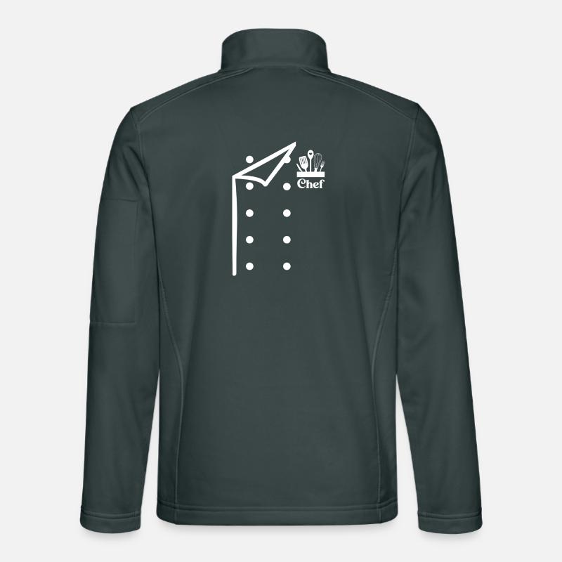 Lustiger Küchenchef, Bäcker, Koch-Uniform mit Werkzeugen Unisex Softshelljacke
