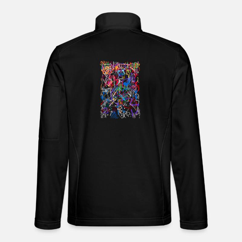 Abstract - Unisex Softshell Jacket - black