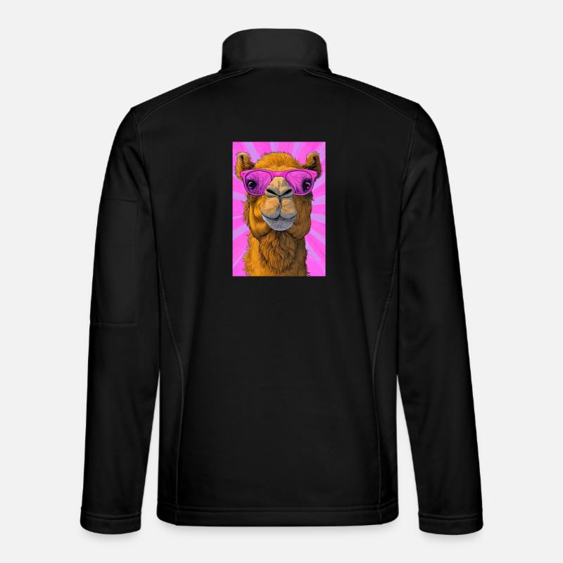 Kamel - Unisex Softshelljacke - Schwarz