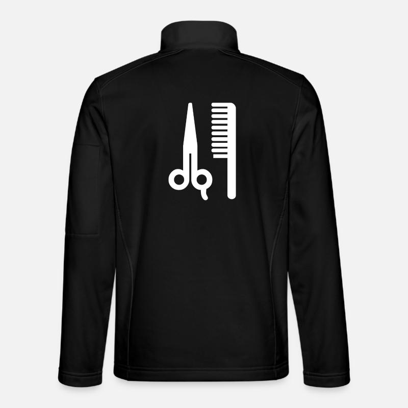 coiffeur - Veste en tissu softshell Unisexe - noir