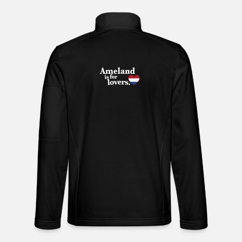 Ameland Lovers - NL II - Unisex Softshelljacke - Schwarz