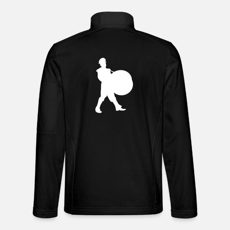 Silhouette du Héros de l’Écran - Veste en tissu softshell Unisexe - noir