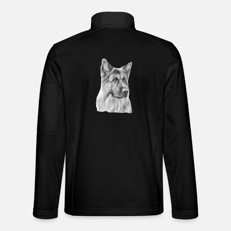 Old German Shepherd German Shepherd Unisex Softshell Jacket