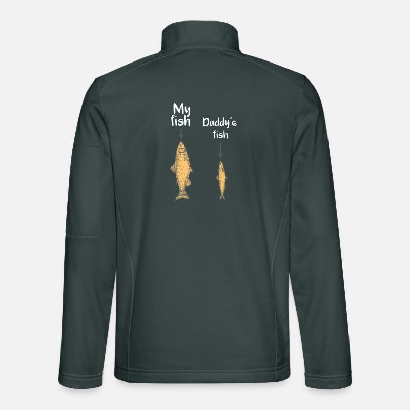 My fish, Daddy´s fish Unisex Softshelljacke