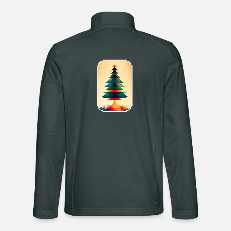 Christmas tree take-off Unisex Softshell Jacket