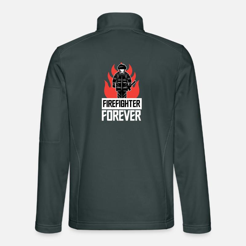 Firefighter Firefighter Fire Statement Rescuer Unisex Softshell Jacket
