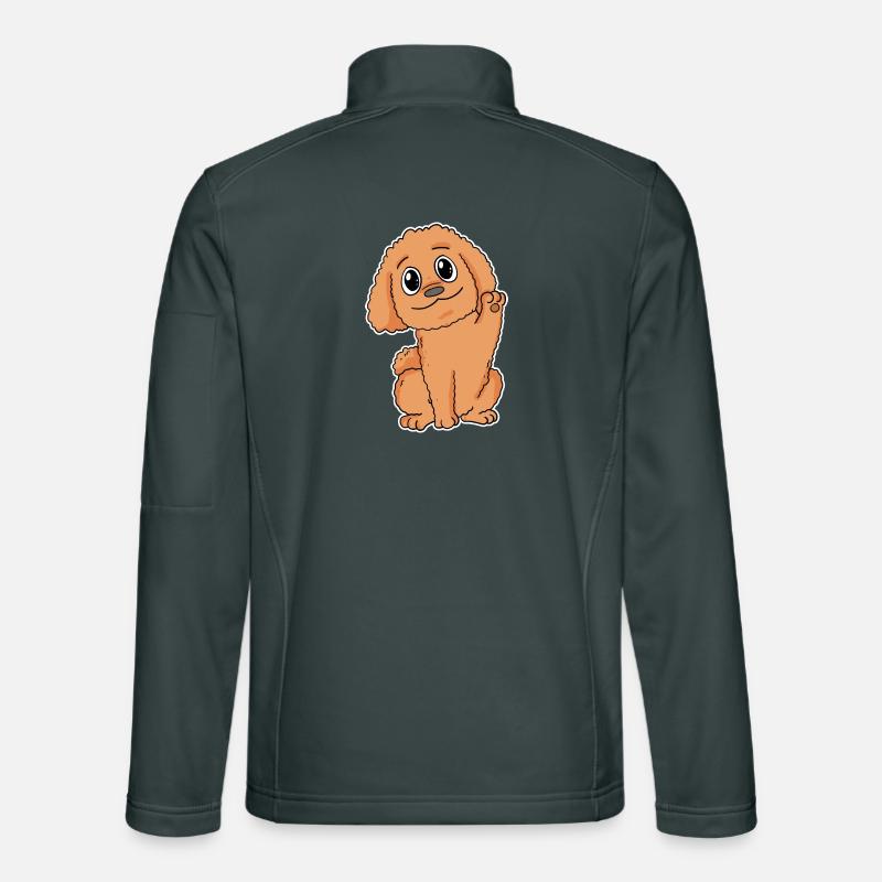 Pudel Hunderasse Hund Hunde Unisex Softshelljacke