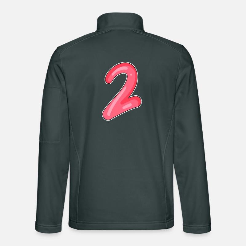 2 - Nombre - Numéro Deux Veste en tissu softshell Unisexe