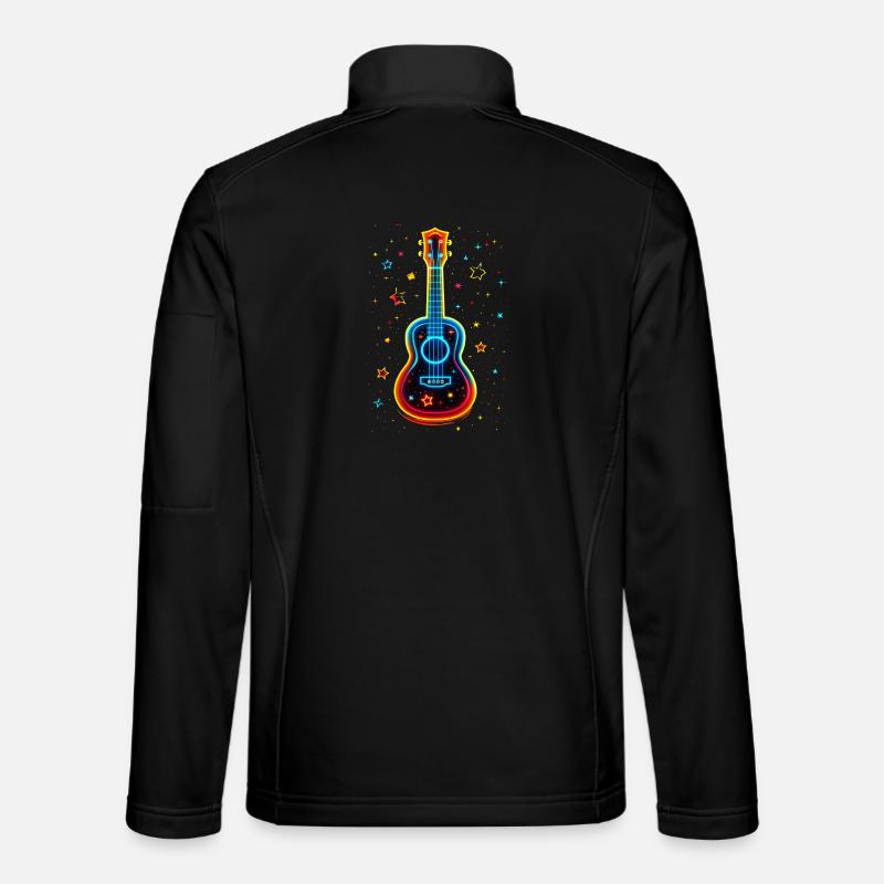 90er Jahre Ukulele Unisex Softshelljacke