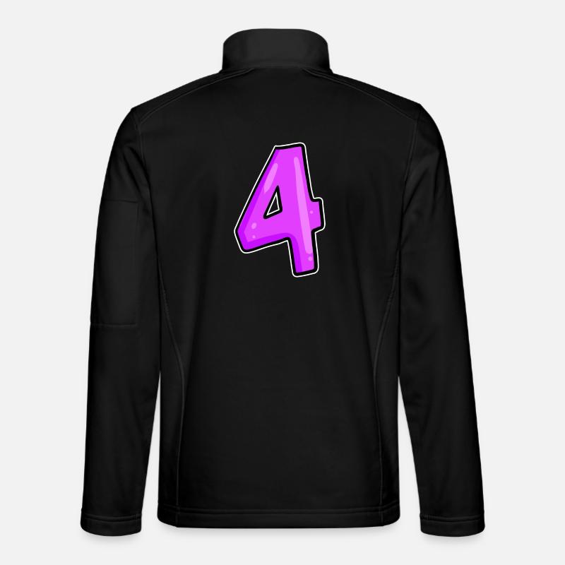 4 Pink Pink - Unisex Softshell Jacket - black